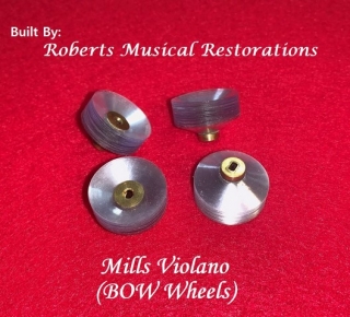 Mills Violano Bow Wheels
