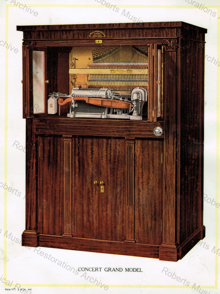 Mills Violano Virtuoso Concert Grand cabinet from the Roberts Musical Restorations archive